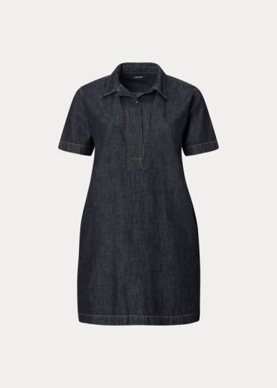 Women's Ralph Lauren Denim Shift Dresses | 605319MNA